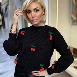 Πουλόβερ κεράσι